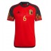 Belgien Axel Witsel #6 Replika Hemma matchkläder VM 2022 Korta ärmar
